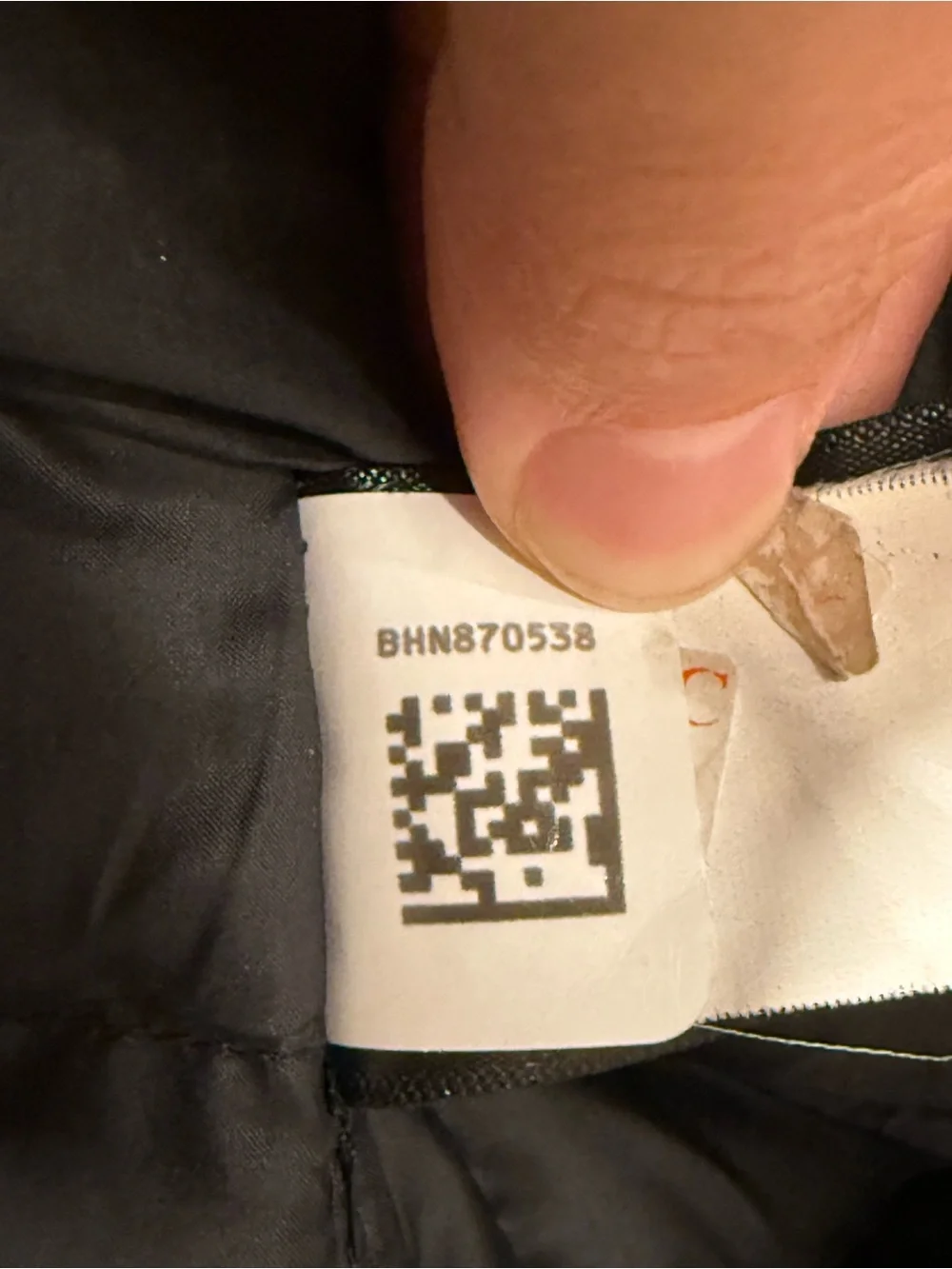 The North Face lightweight quilted
